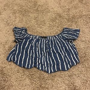 Off the shoulder top.